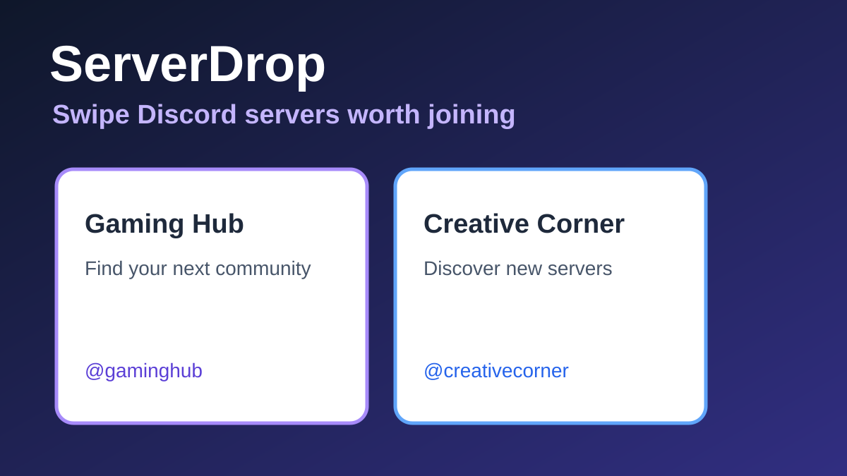 ServerDrop logo
