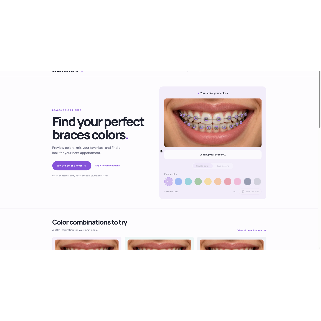 Braces Colors Picker logo