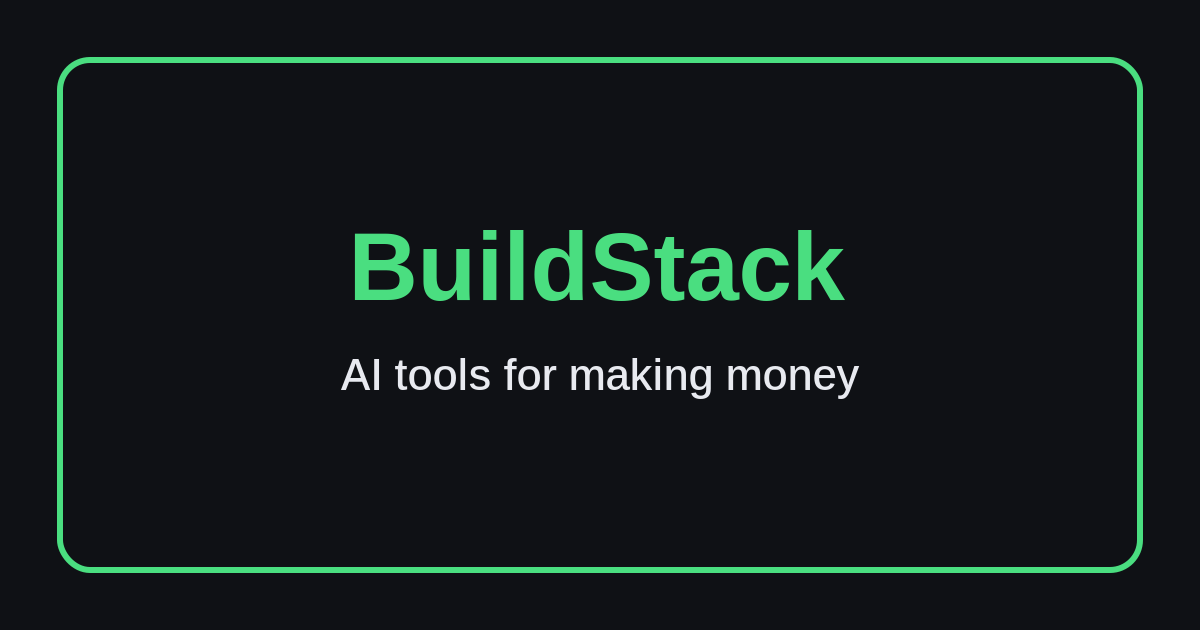 BuildStack logo