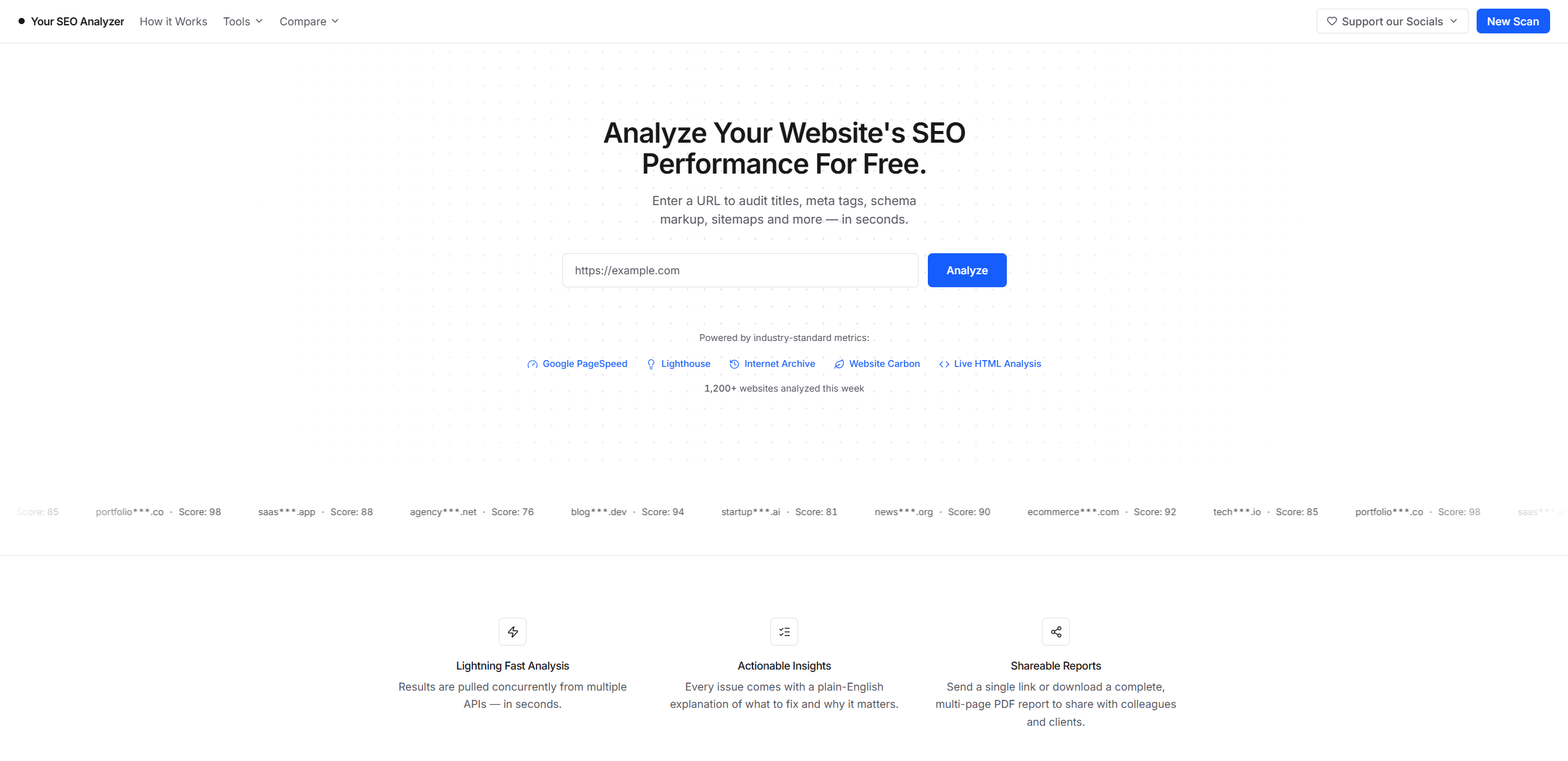 Your SEO Analyzer logo